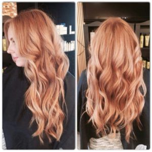 Ginger Blonde highlights