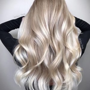Blonde highlights by creating reflections