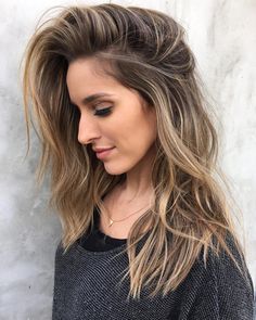 Blonde highlights with splashlights