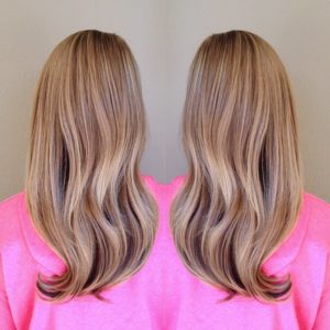 Natural blonde highlights 