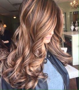 With caramel highlights you have plenty of options to enhance your beauty