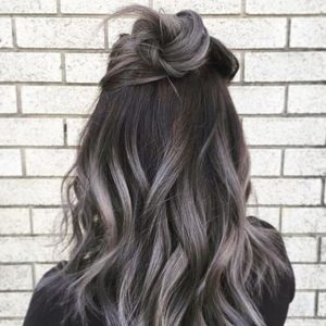 Grey highlights or Ash brown highlights