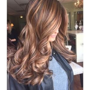 Caramel Highlights on Brown Hair