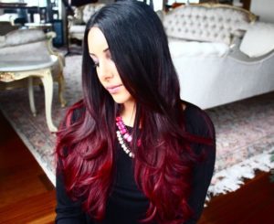 There is more variety of shades in red highlights for your black hair than you could even imagine