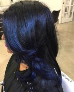blue color for your hair