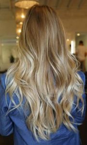 caramel balayage highlights