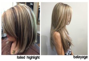 higthlights and balayage 