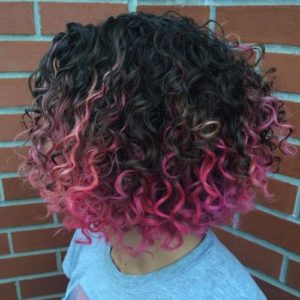 pink highlights