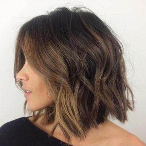 hair with highlights