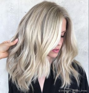 Blond Hair with Grey Highlights