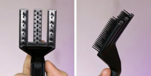 A DIY comb applicator