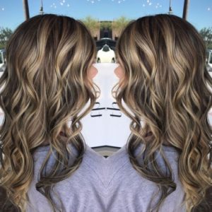 Dimensional highlights for black hair