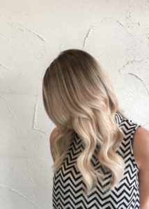 Classic all over blonde