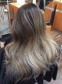 Cool toned balayage