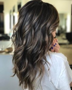 Dimensional highlights for black hair