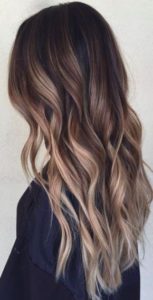 If you are looking for a big change then dirty blonde highlights will look awesome with dark hair