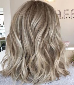 Subtle dimensional highlights for blonde hair