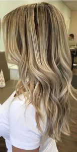 brunette highlights can look amazing on blonde hair