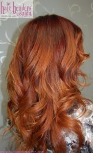 highlights color for red hair